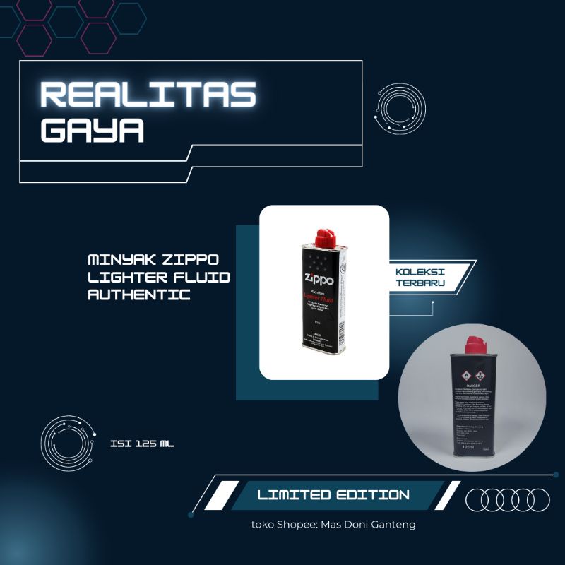 Refill Isi Minyak Zippo / Gas Zippo  Authentic Zippo Lighter Fluid