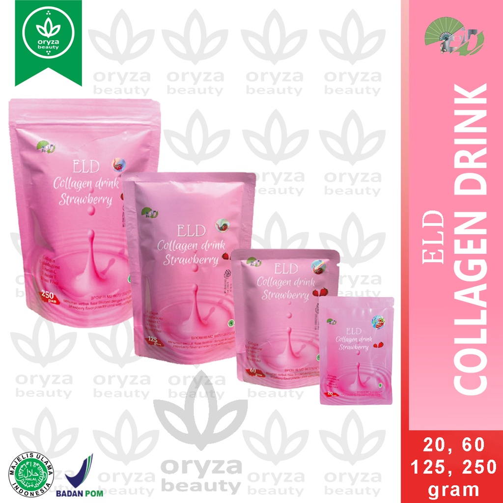 ELD Collagen Drink / AHA Body Serum / ELD Slim / Pemutih Badan BPOM / Pelangsing Badan / Minuman Collagen