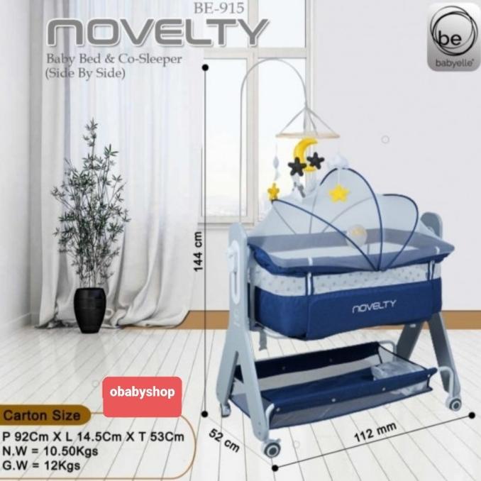 Baby Box Babyelle Novelty Be 915 Bed Side / Box Tempat Tidur Bayi