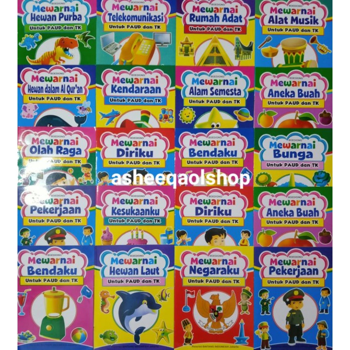 Buku Mewarnai Untuk Anak Paud dan TK/Aktifitas Motorik