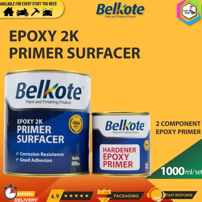 Belkote Epoxy 2K Primer Surfacer Cat Dasar Epoxy 1kg