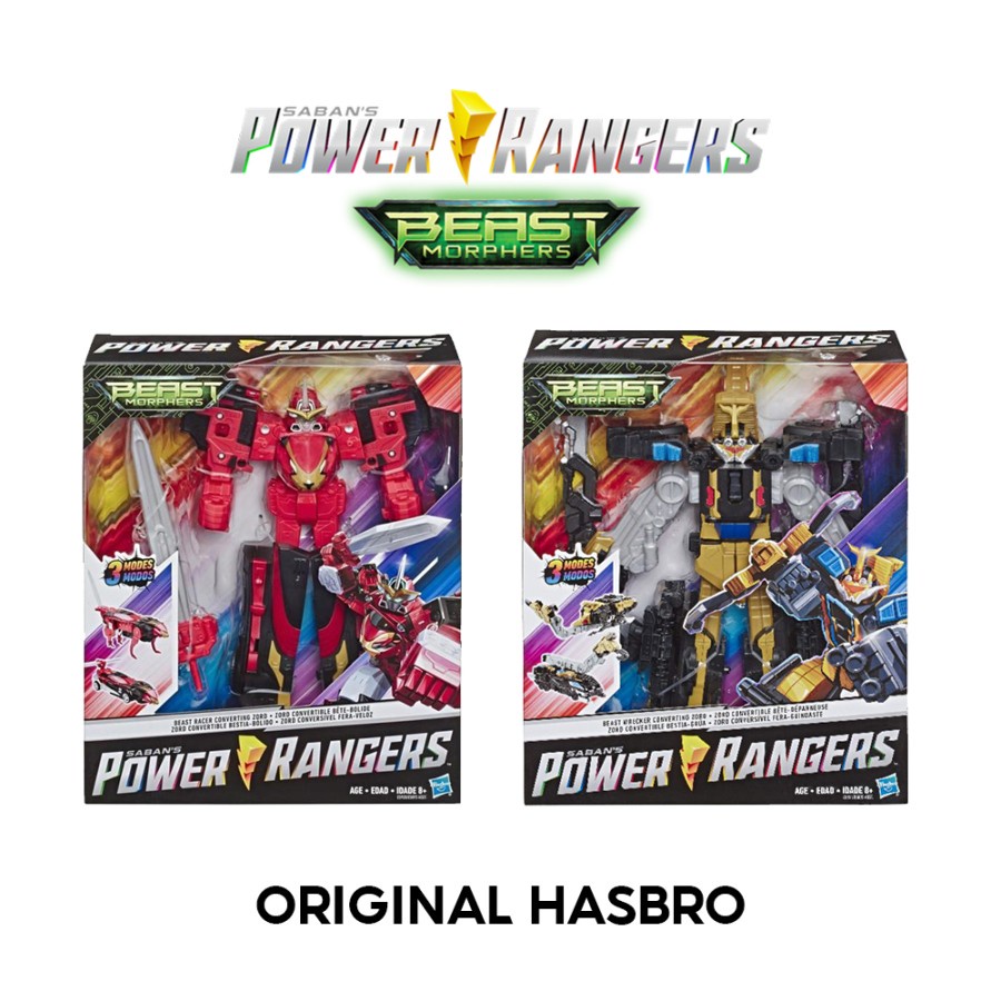 Jual Figure Power Rangers Beast Morphers Beast Racer Wrecker & Racer ...