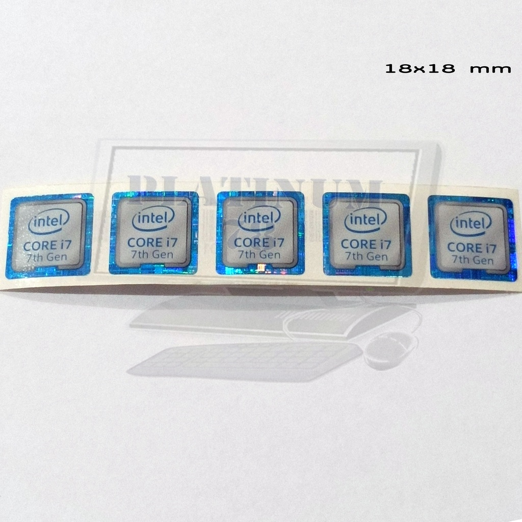 Jual Stiker Sticker Logo Intel Core I7 Gen 7 Original Shopee Indonesia 5080