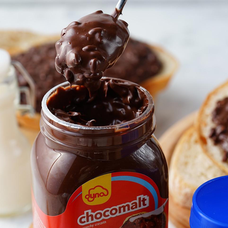 

10.10 sale Selai Coklat Susu - Dyna Chocmaltin Crunchy Milk 400gr 