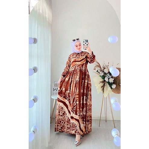 BISMILLAH GAMIS TWILL ORI PREMIUM / HOMEY DRESS / CANDI  MEKAR / TWILL GAMIS