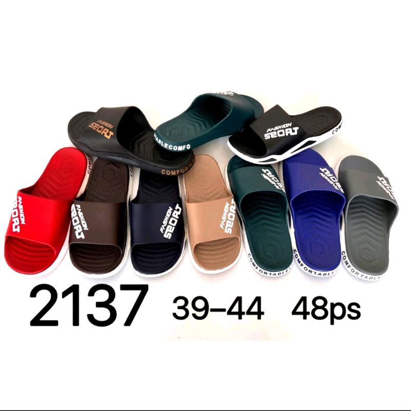 sandal slop pria seven star full karet sandal slide senyawa