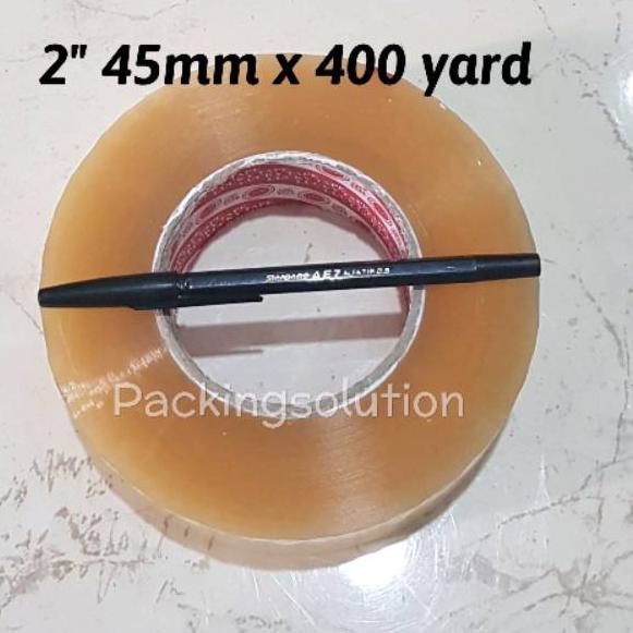

Diskon✔️Lakban bening solatip bening 2 inch 400 yard lucky tape|KD1