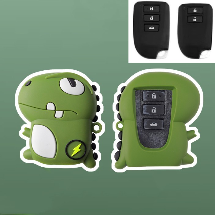 Case Pelindung Remote Kunci Keyless Motif Kartun Dinova Yaris Raize Perodua Vios 2019-2022 Untuk Toyota Vios 2014