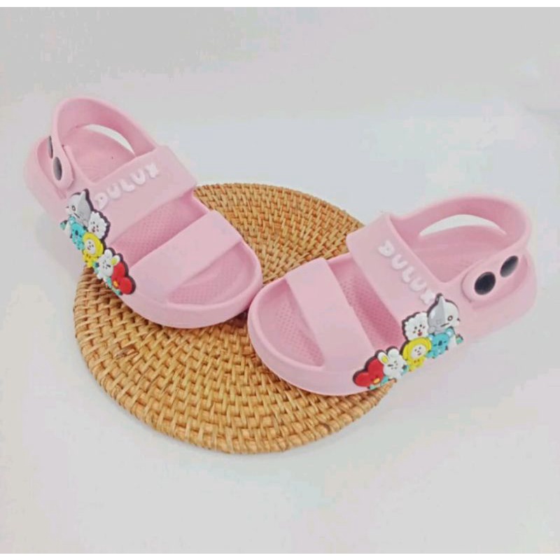 sendal anak perempuan 1-2 tahun dulux bts terbaru