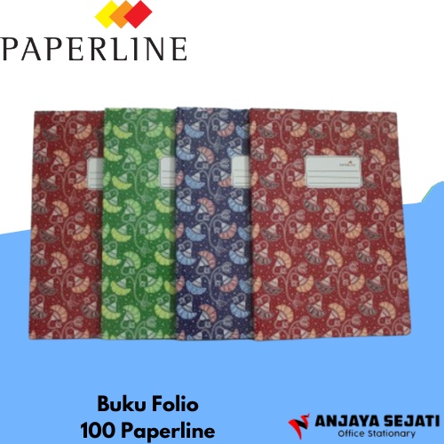 

Buku Folio 100 Paperline | HardCover Folio | Buku Bergaris | Perpack