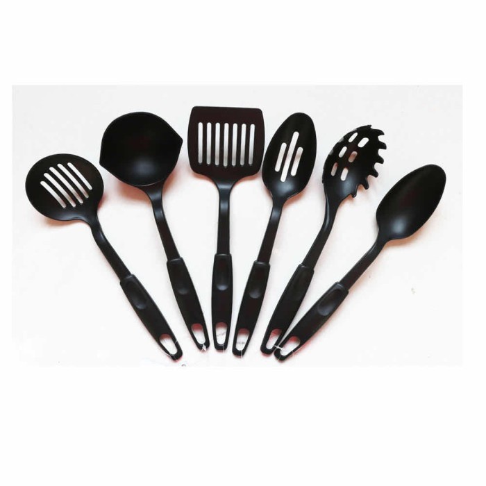 Set Spatula isi 6 pcs / Sodet Sutil Saringan Centong 6 in 1 / Spatula Nylon Plastik