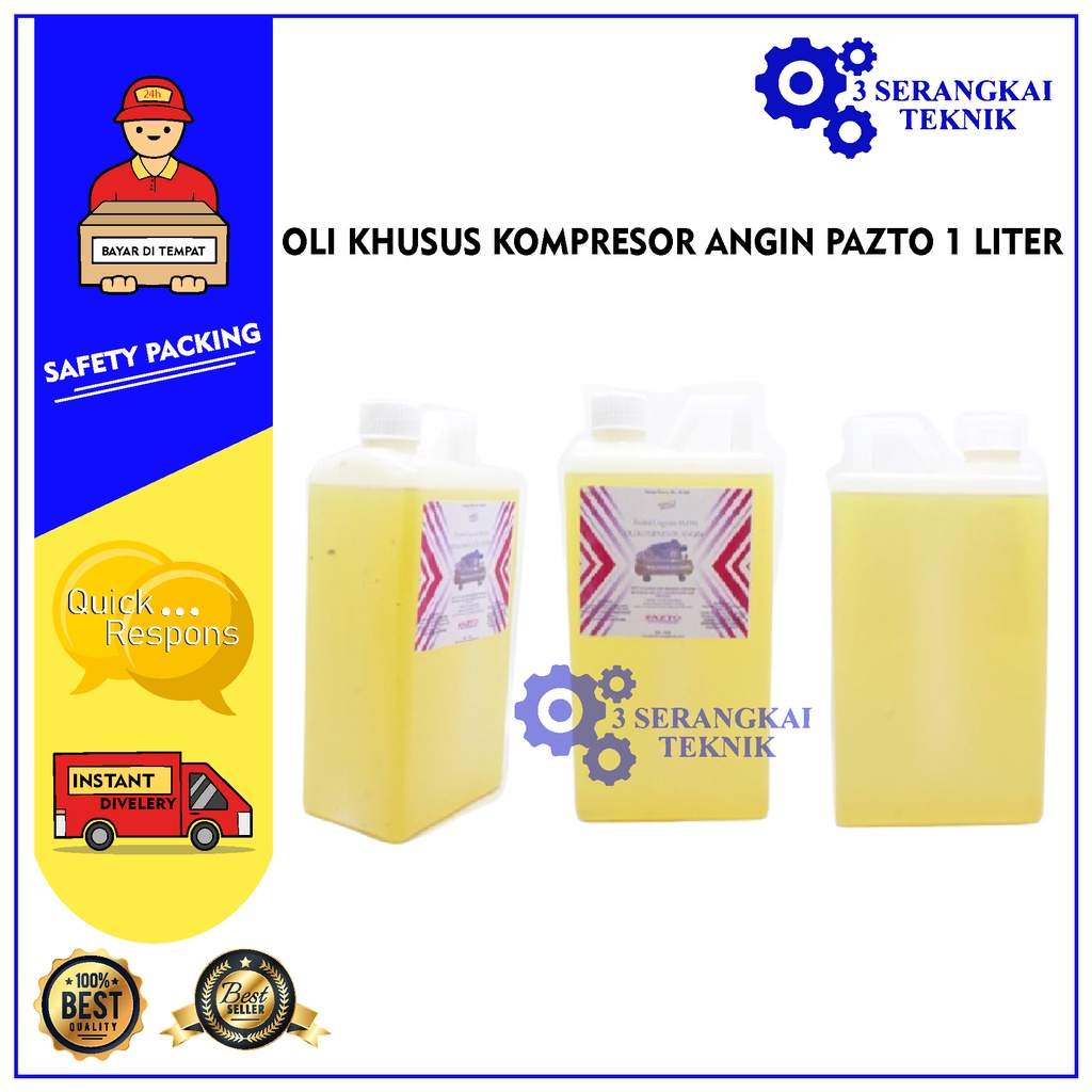 OLI KHUSUS KOMPRESOR ANGIN PAZTO 1 LITER