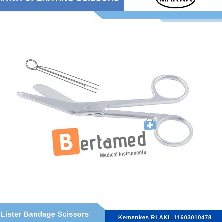 

Grosir Irit Lister Bandage Scissor / Gunting Verban / Gunting Plaster