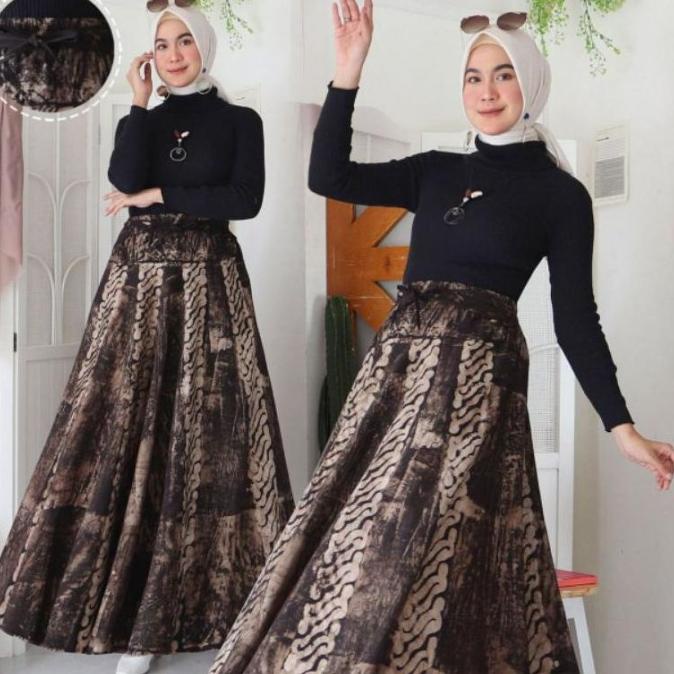 ROK BAWAHAN WANITA ROK PAYUNG ROK BATIK ROK PANJANG JUMBO KLOK MAYUNG