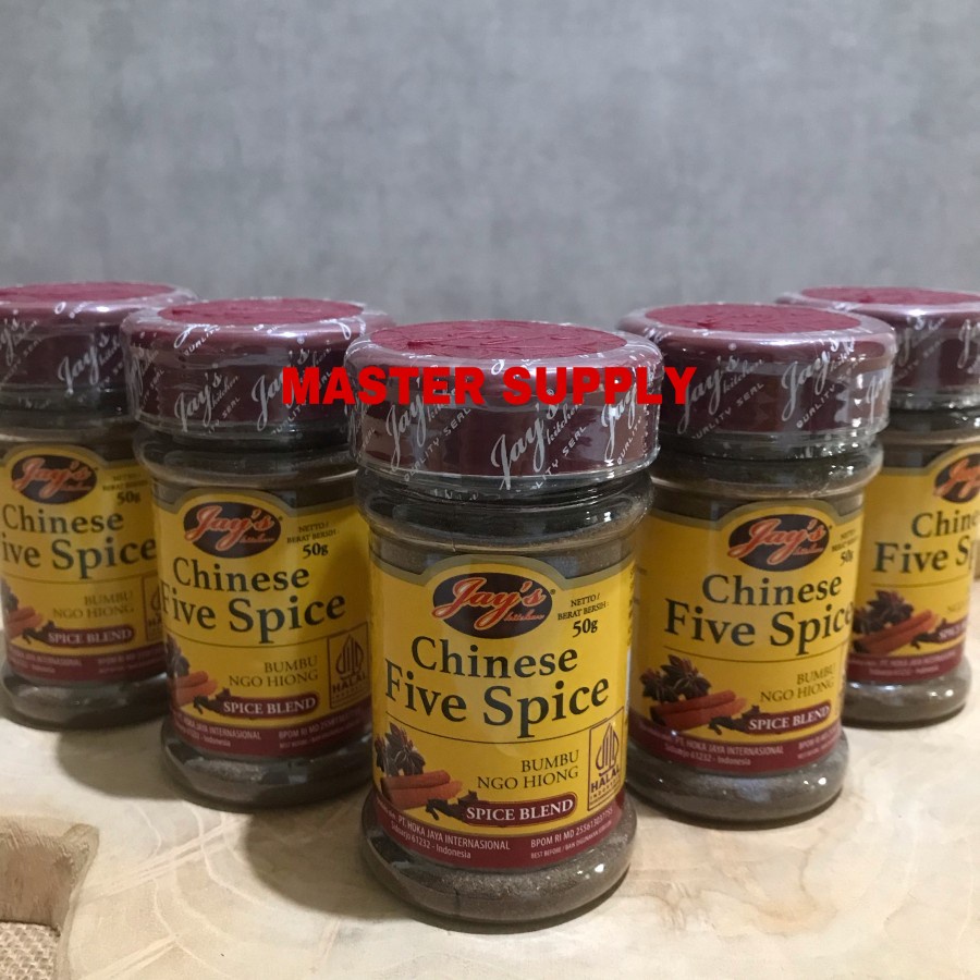 

JAY'S CHINESE FIVE SPICE 50 GR / BUMBU NGO HIONG HALAL