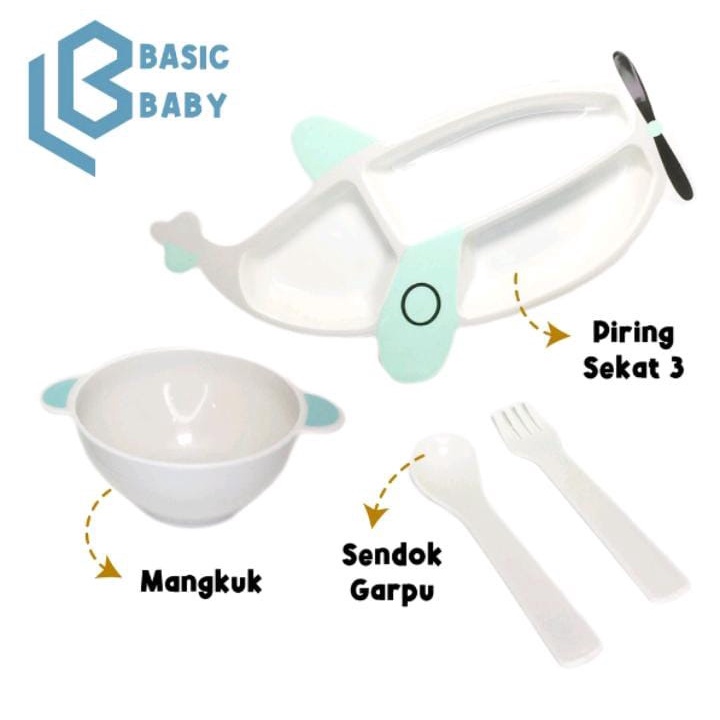 BASIC BABY COMPLETE FOOD FEEDING SET