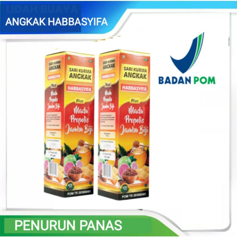 Paket 2 Madu Angkak HABBASYIAFA Penurun Panas/Penambah Trombosit