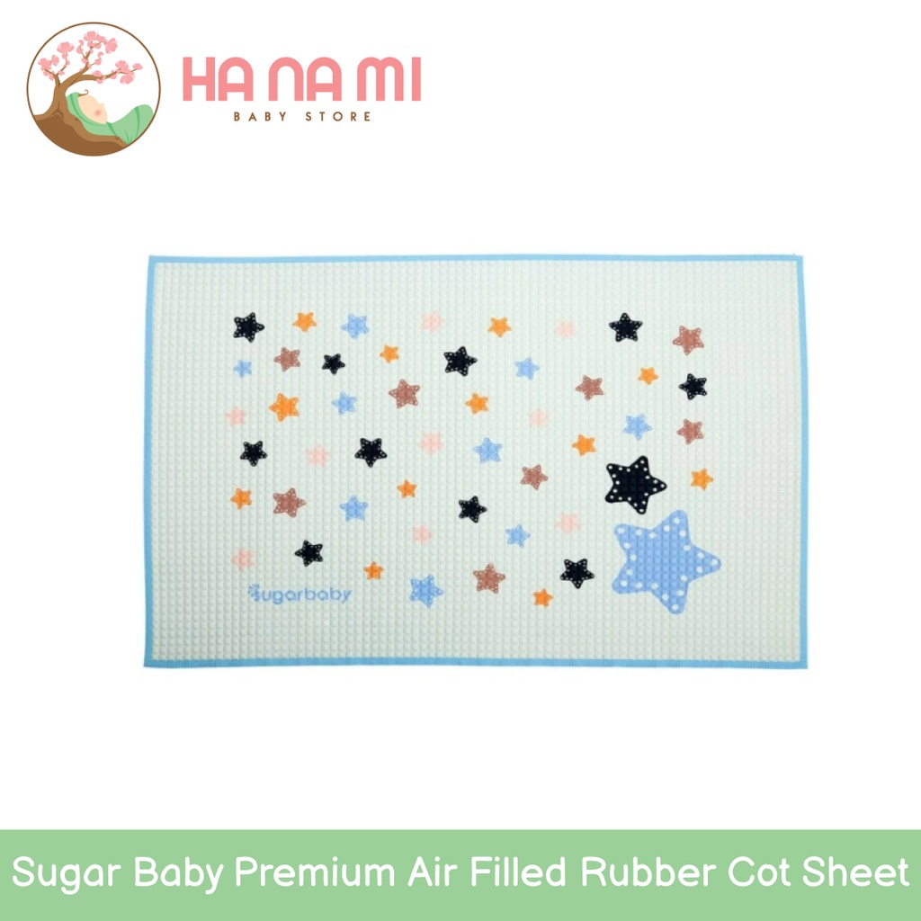 Sugar Baby Organic Healthy Premium Air Filled Rubber Cot Sheet SugarBaby