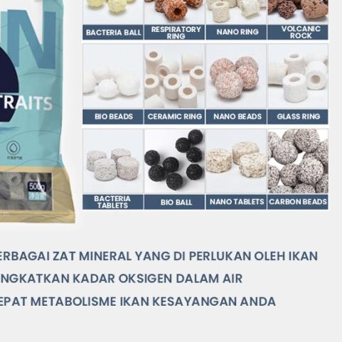 Media Filter Aquarium 12 in 1 Penjernih Air Aquarium