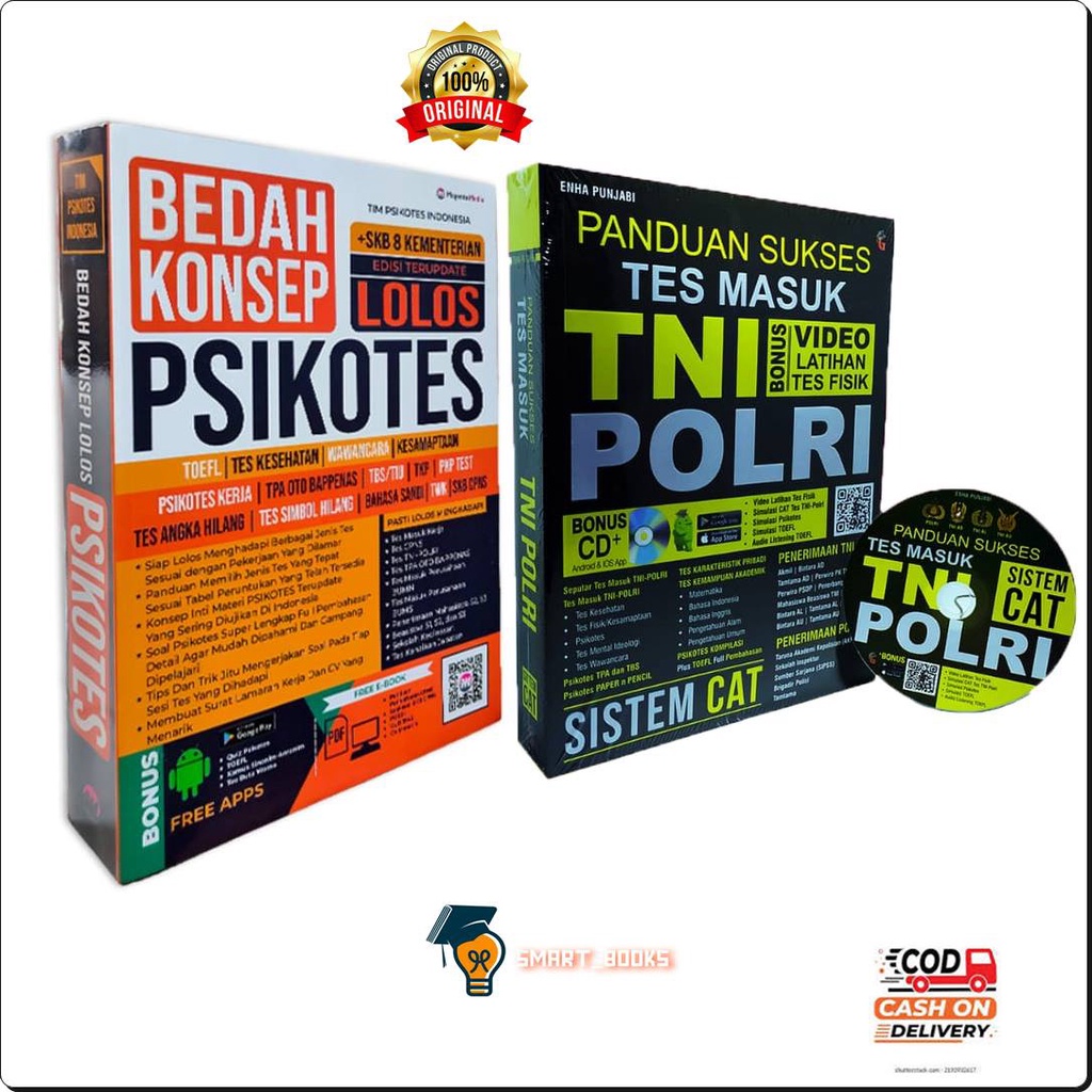 PAKET BUKU HEMAT PENGEMBANGAN DIRI & KARIR - BUKU TNI POLRI - BUKU PSIKOTES - BUKU TES PSIKOTES - BU