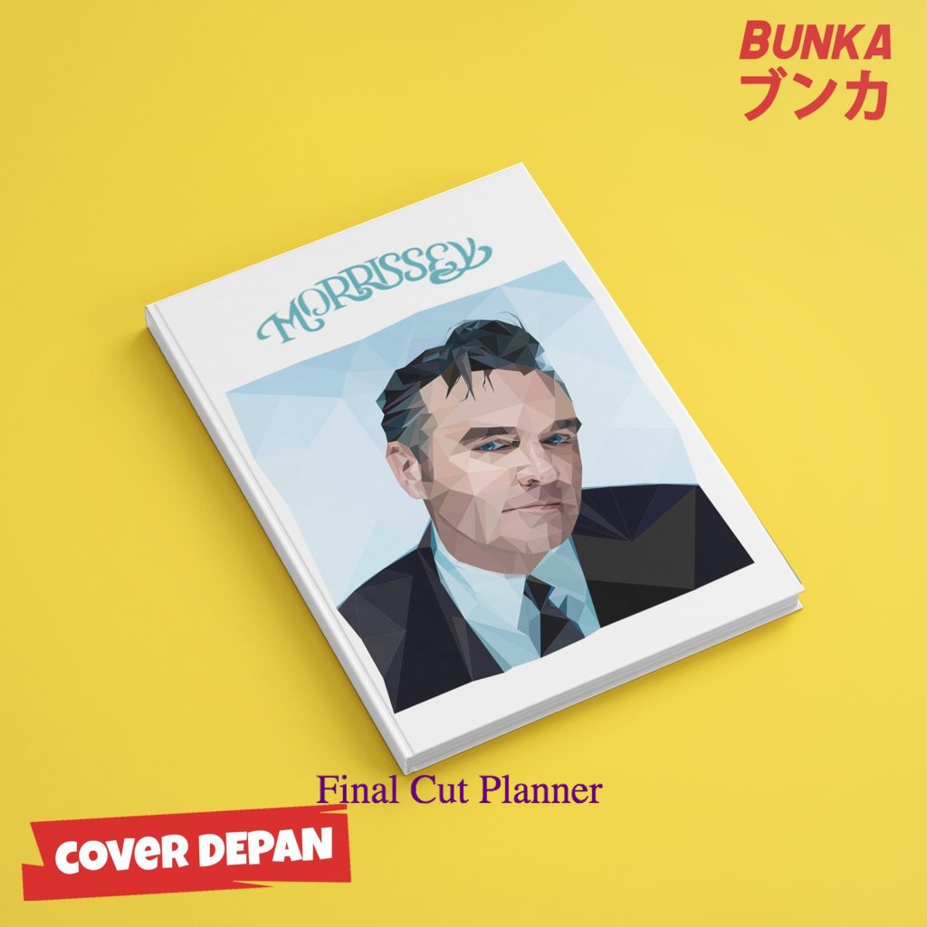 

Notebook 80's Band Morrissey Hardcover A5 Buku Tulis Catatan Notes Agenda Planner Jurnal .