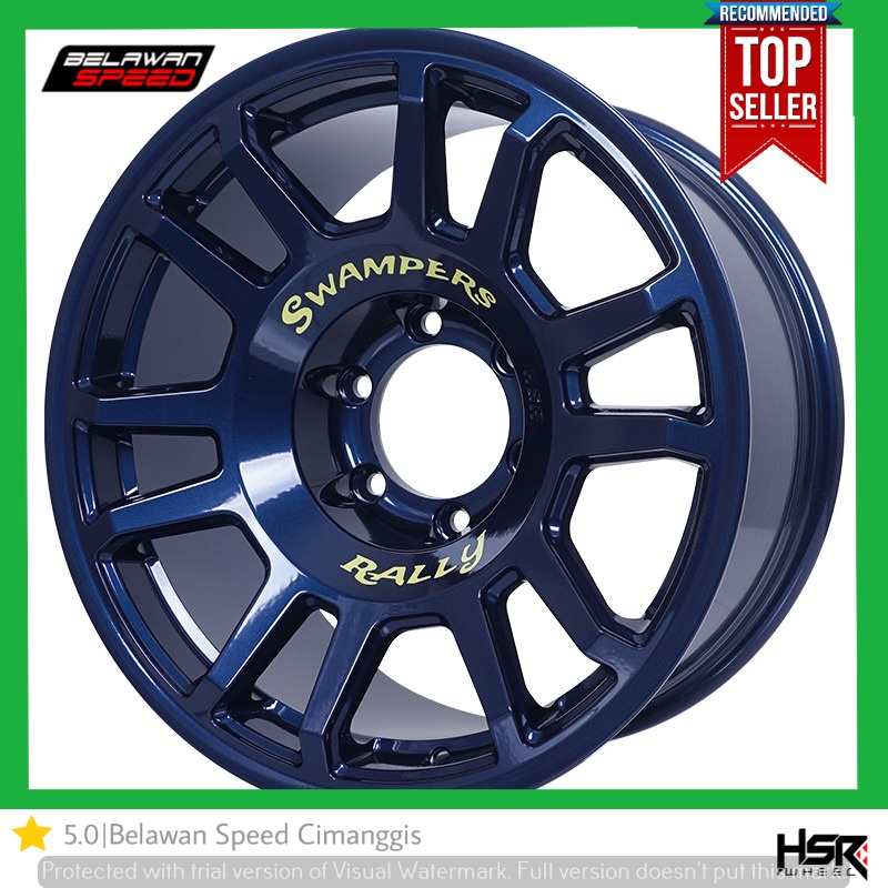 VELG MOBIL ISUZU MUX PANTHER FORD EVEREST FORTUNER R18 HSR SWAMPERS PELEK OFFROAD RING 18