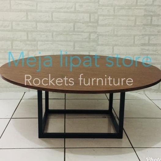 Meja Bulat Lesehan D60Cm Round Table Meja Cafe