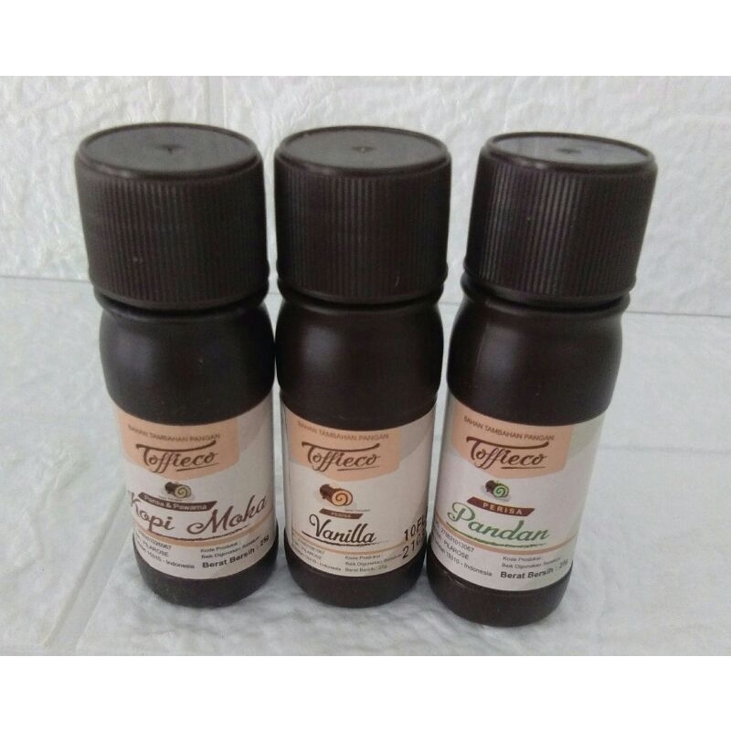 

TOFFIECO ESSENCE EXTRACT VANILLA/KOPI MOKA/PANDAN 25GR