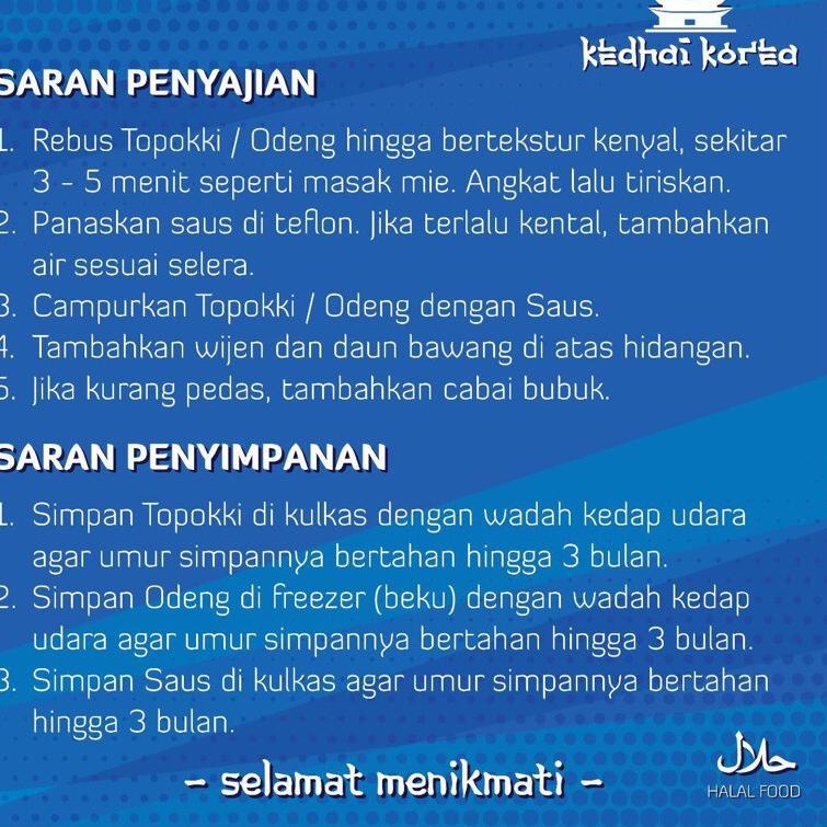 Harga Kompetitif--Paket Lahap 1 Topokki Tteokbokki Toppoki Odeng Eomuk Saus Gochujang Instan Halal K