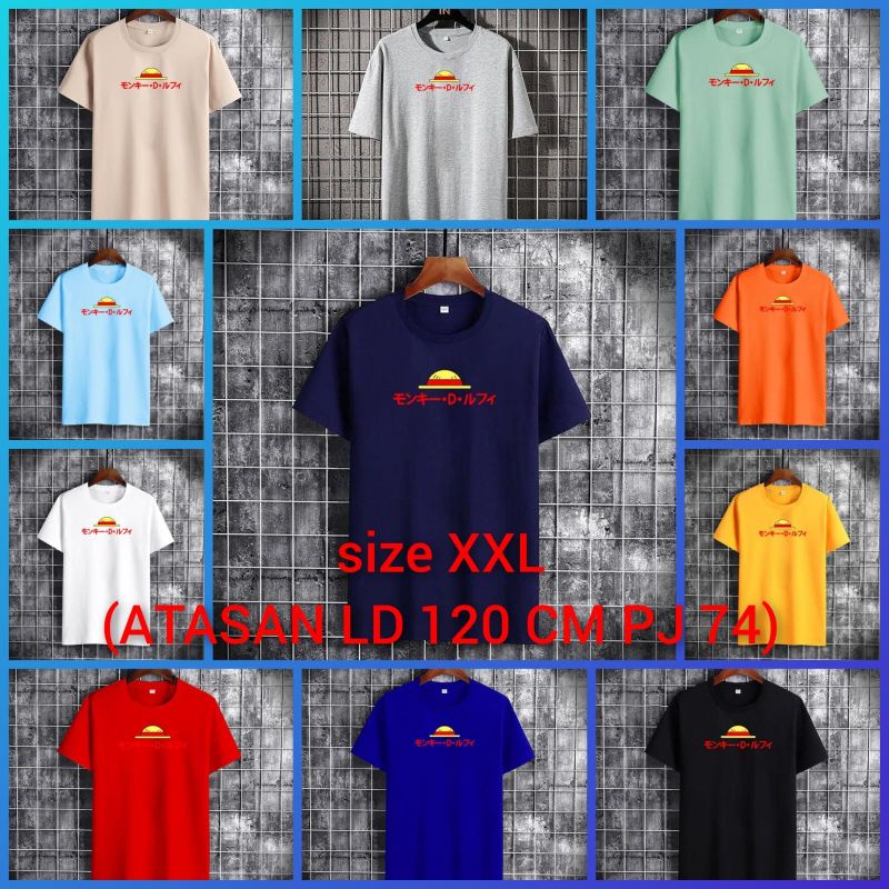 COD/DS/BAJU OBLONG TOPI JERAMI TULISAN SIZE JUMBO XXL