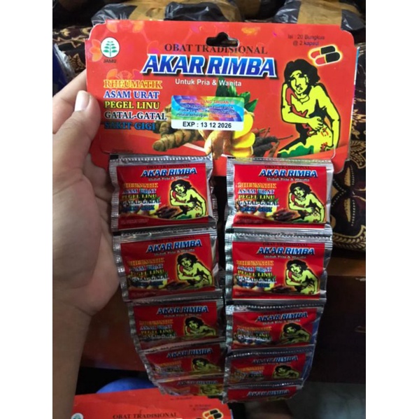 

Akar rimba kapsul isi 20 sachet 2 kapsul