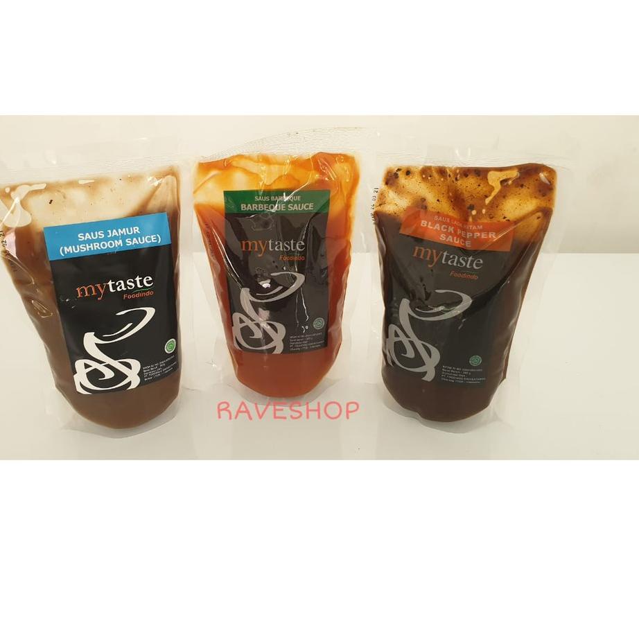 

Lariz--MY TASTE SAUCE BLACPEPPER / BBQ / MUSHROOM / TERIYAKI 500GR