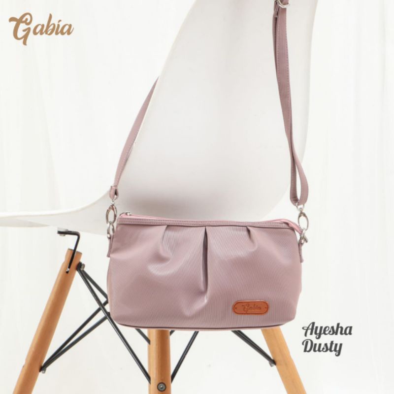 AYESHA BAG BY ORIGINAL GABIA BAHAN SINTHETIC LEATHER ANTI AIR WATERPROOF PREMIUM