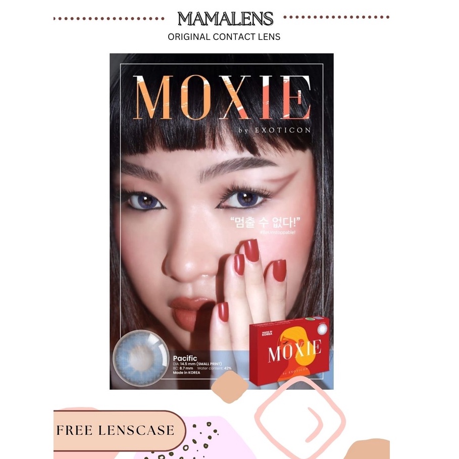 Softlens Moxie New Minus -2.25 sd -4.00 Free Lenscase -MAMALENS