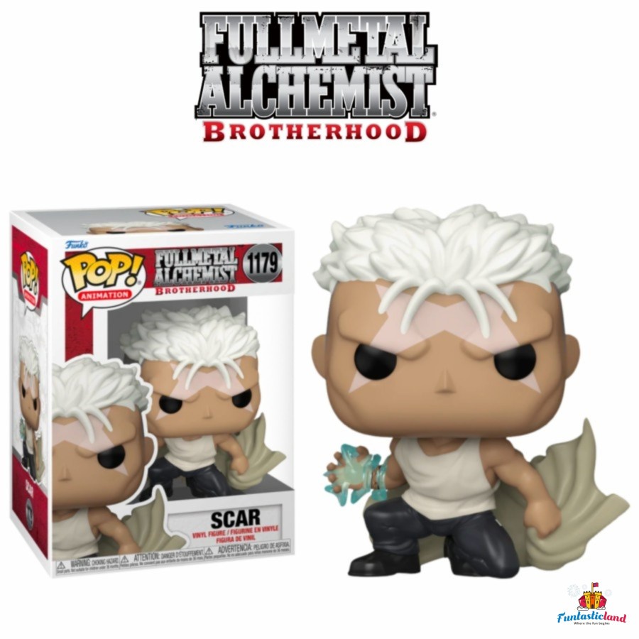 Original Funko POP Animation Fullmetal Alchemist: Brotherhood - Scar #1179