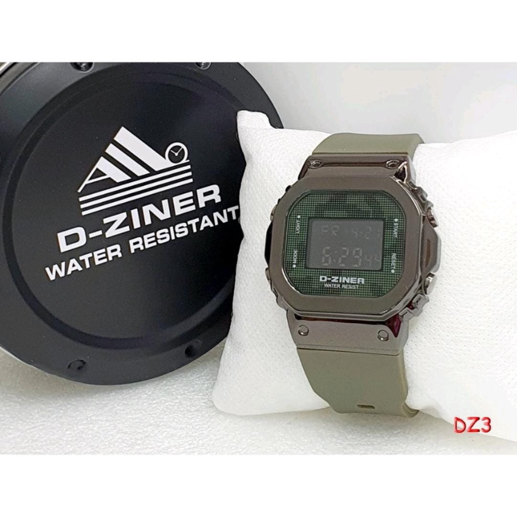 NEW!!!! ANTI AIR RUBBER JAM TANGAN PRIA WANITA DZINER 8300 DIGITAL ORIGINAL - JAM TANGAN DIGITAL D-ZINER 8300 / DW 5600 METAL KEPALA BESI STRAP RUBBER WATER RESISTANCE 50M - JAM TANGAN FASHION PRIA DIGITAL DW 5600 RUBBER ANTI AIR FREE BOX