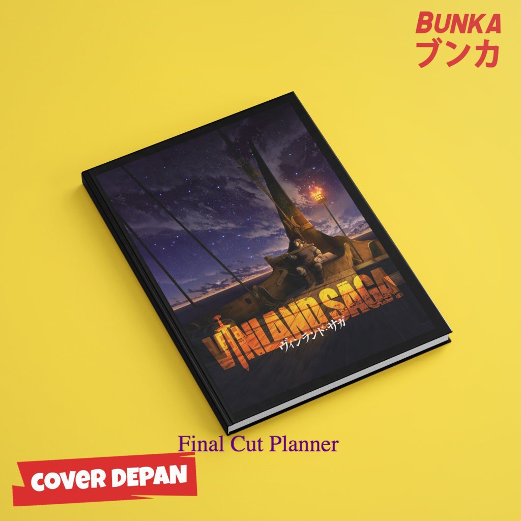 

Notebook Anime Vinland Saga C Hardcover A5 Buku Tulis Catatan Notes Agenda Planner Jurnal .