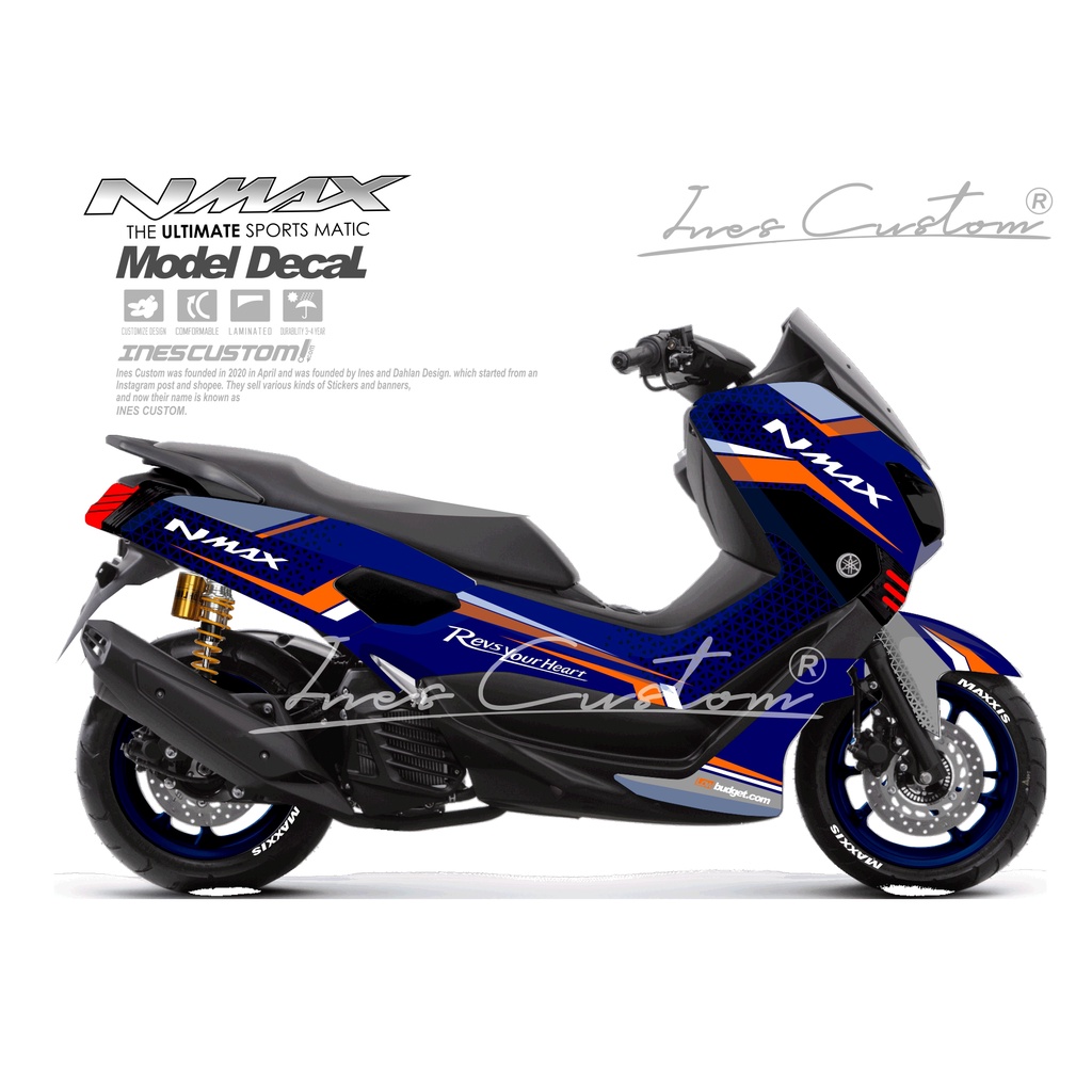 DECAL NMAX STIKER NMAX DECAL SIMPLE CONCEPT