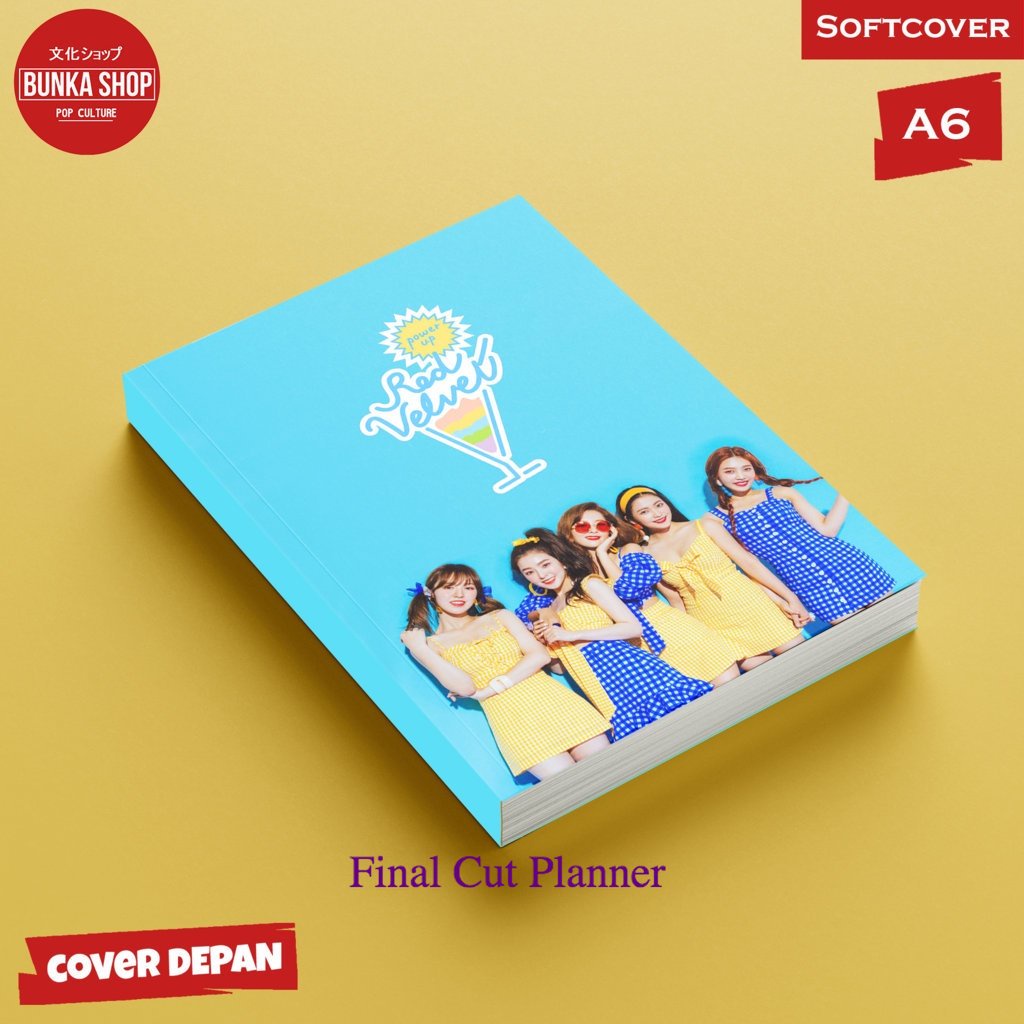 

Pocket Note Kpop Red Velvet Member Softcover A6 Buku tulis Catatan Notes Planner Jurnal .