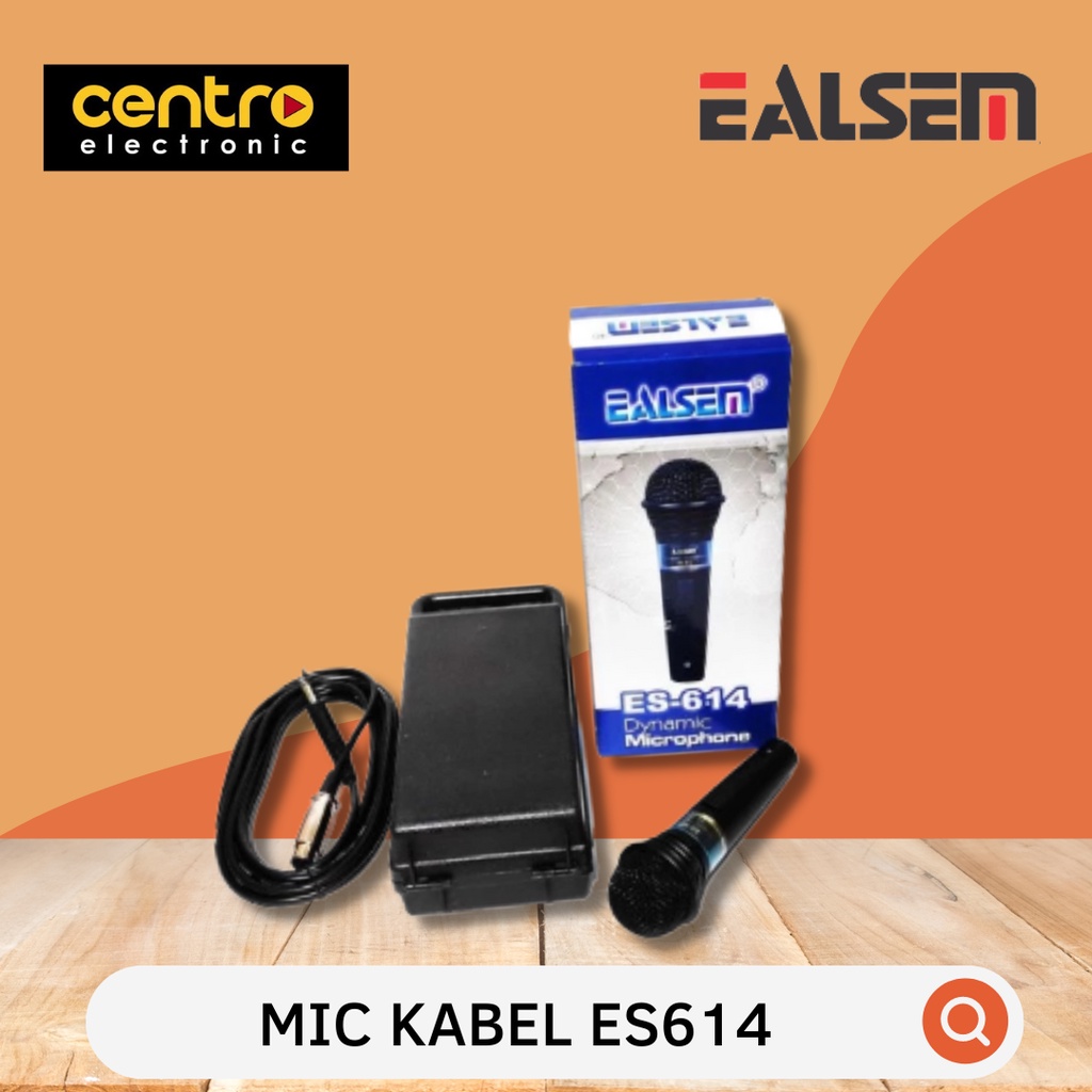 Mic Microphone Kabel Ealsem WIRED ES614 ES 614