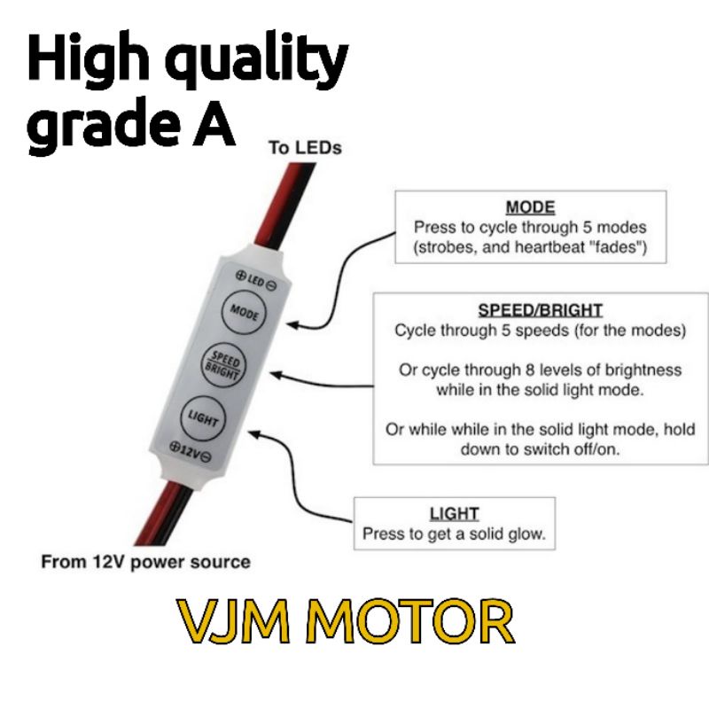 Modul led Controller Led Running dimmer Setting Led control