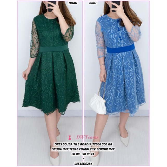 Dress Scuba Tile Tebal 7260 /ld 88-98