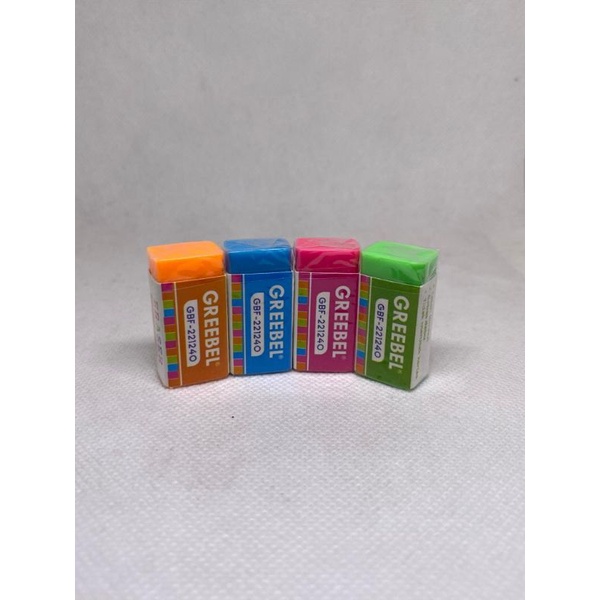 GREEBEL Penghapus Warna Warni/Eraser Colorful GBF 221240 (pak)