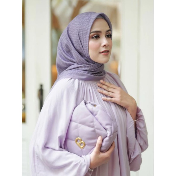 NEW READY SIAP KIRIM Tapis Violet voal regular 110x110 cm