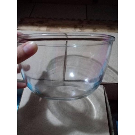 Kepoin aja--Mixing Bowl 17 cm / Mangkok Kaca / Mangkok Bening / Mangkok adonan / Mangkok beling / Ma