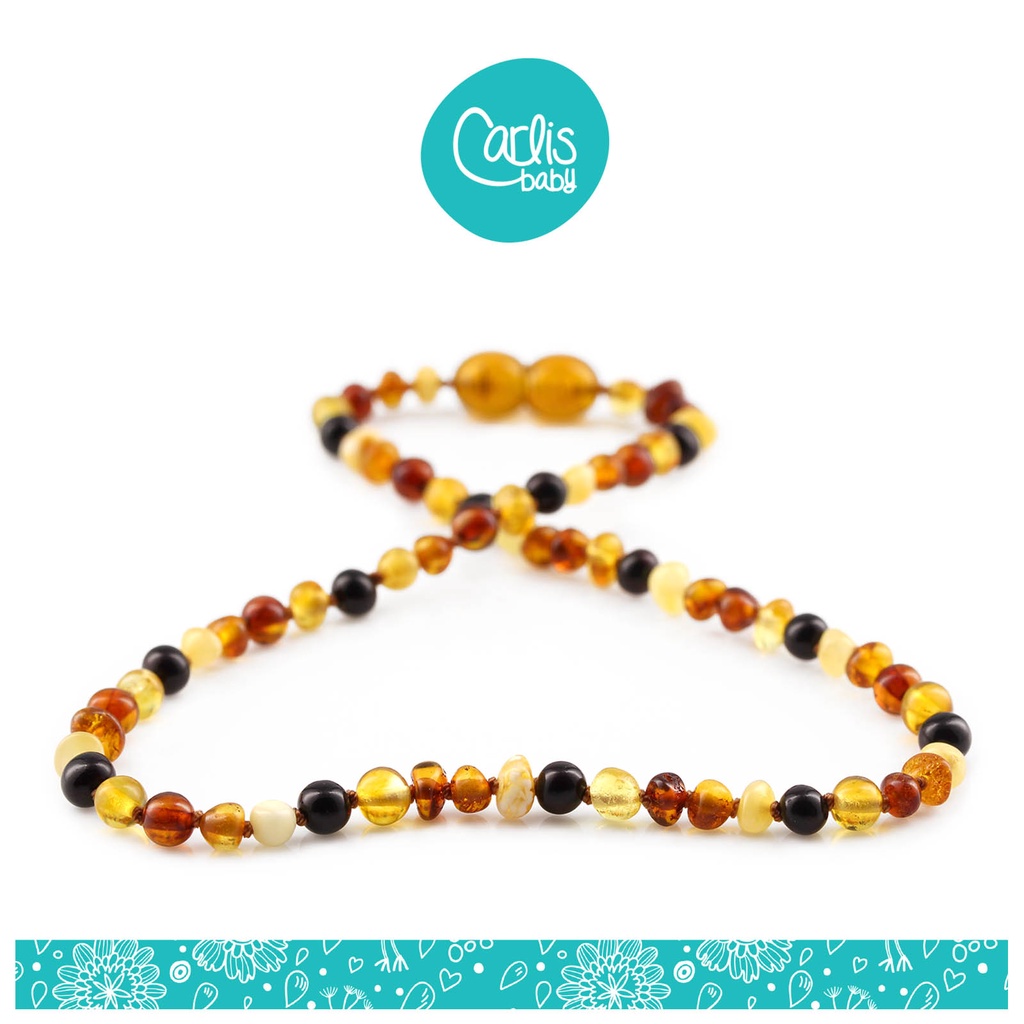 Kalung dan Gelang Amber Tumbuh Gigi Bayi XB43M By Carlis Baby