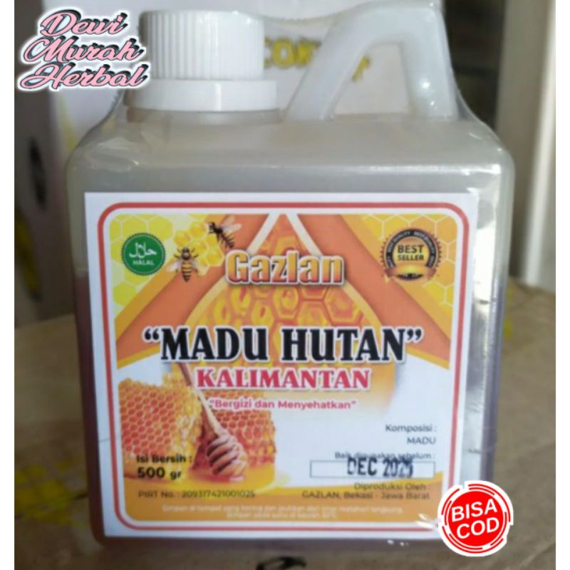 

Madu Hutan Asli kalimantan Gazlan Madu Murni Asli Hutan 500 Gr
