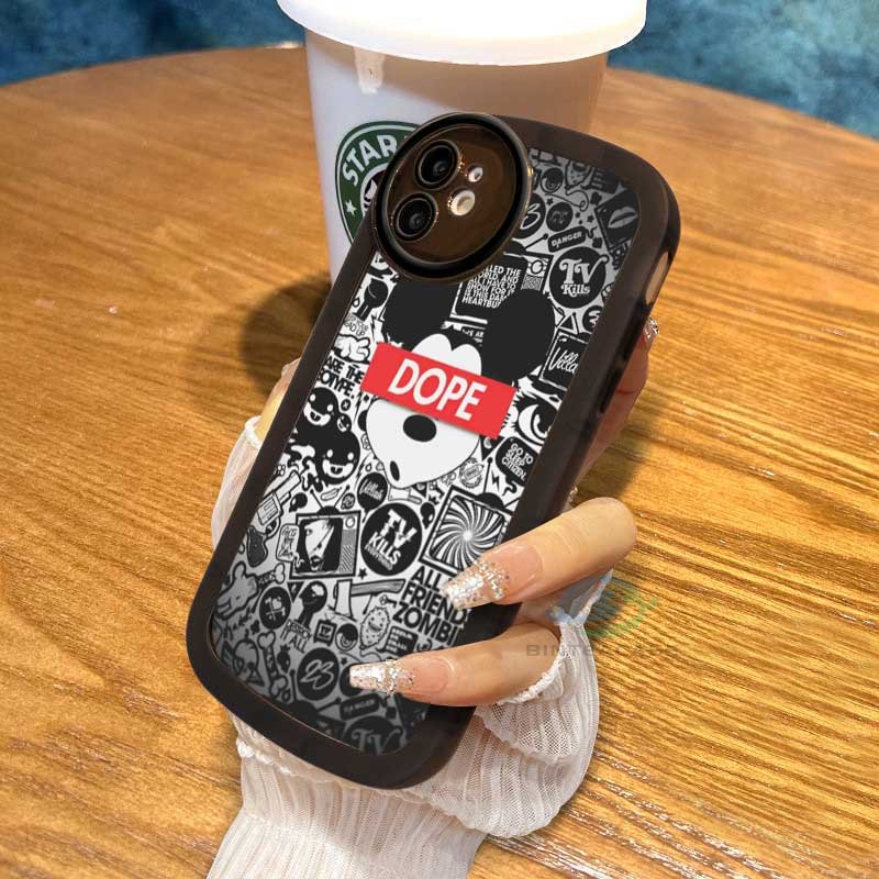 Casing TPU Redmi Note 11S 11 Pro 10c 10A 9C 9T 9A 10 5G 10S 9S 8 8 Pro 7 Poco M3 X3 Pro NFC Motif Mickey Mouse