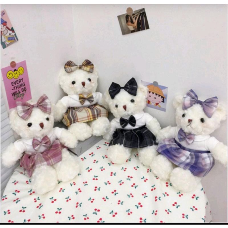 Rully - Tas Selempang Bahu Boneka Karakter Lolita Bear Gemoy