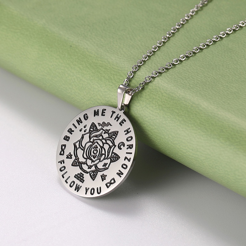 Kalung Wanita Bahan Titanium steel Untuk Hadiah Valentine